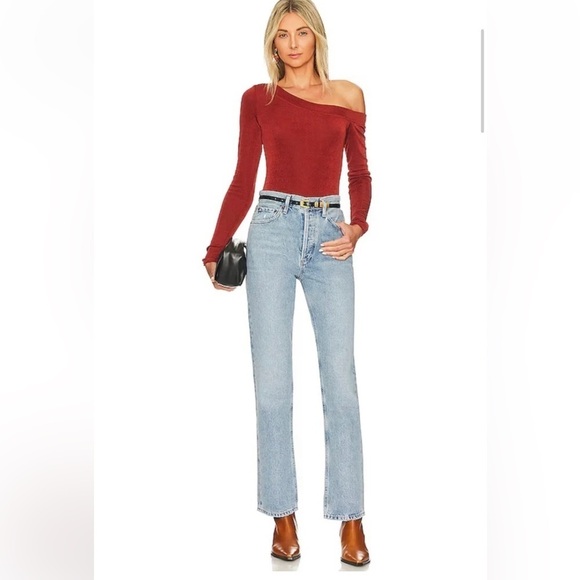 Free People Off shoulder That’s Hot Bodysuit. - Picture 3 of 13